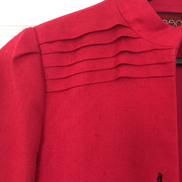 Vintage Fuchsia Pink very chic Blazer (Fits 6) - Picture 5 of 9